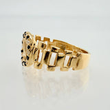 Anillo Correa Corona 2.4gr / T6 1/4 / Oro Amarillo 18K %