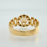 Anillo Correa Corona 2.4gr / T6 1/4 / Oro Amarillo 18K %