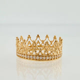Crown Band Ring 2.2gr / T5 1/2 / Yellow Gold 18K %