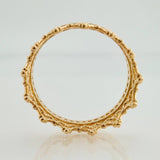 Crown Band Ring 2.2gr / T5 1/2 / Yellow Gold 18K %