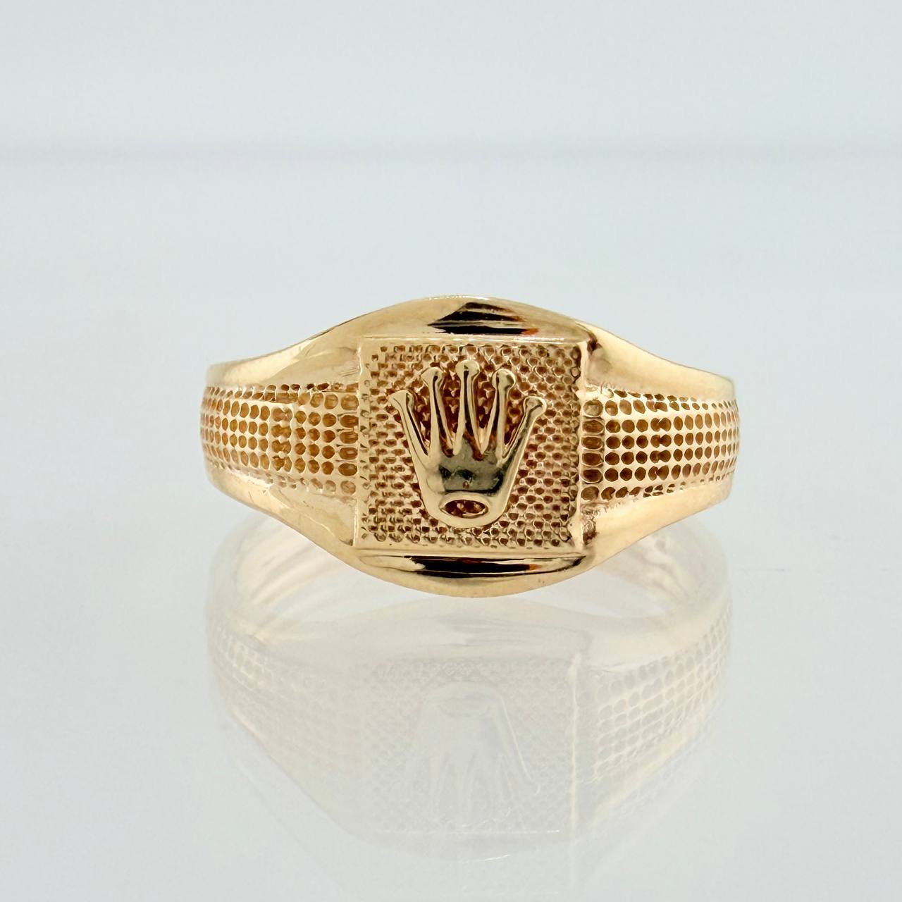 Crown Ring 1.85gr / T5 1/4 / Yellow Gold 18K %