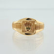 Crown Ring 1.85gr / T5 1/4 / Yellow Gold 18K %