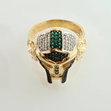 Gladiator Face Ring 11.65gr / T10 1/2 / Three Golds 18K %