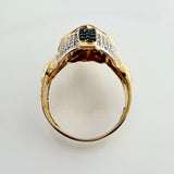 Gladiator Face Ring 11.65gr / T10 1/2 / Three Golds 18K %