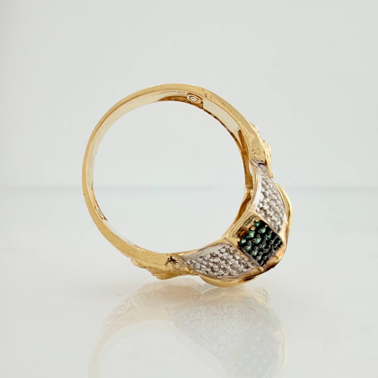 Gladiator Face Ring 11.65gr / T10 1/2 / Three Golds 18K %