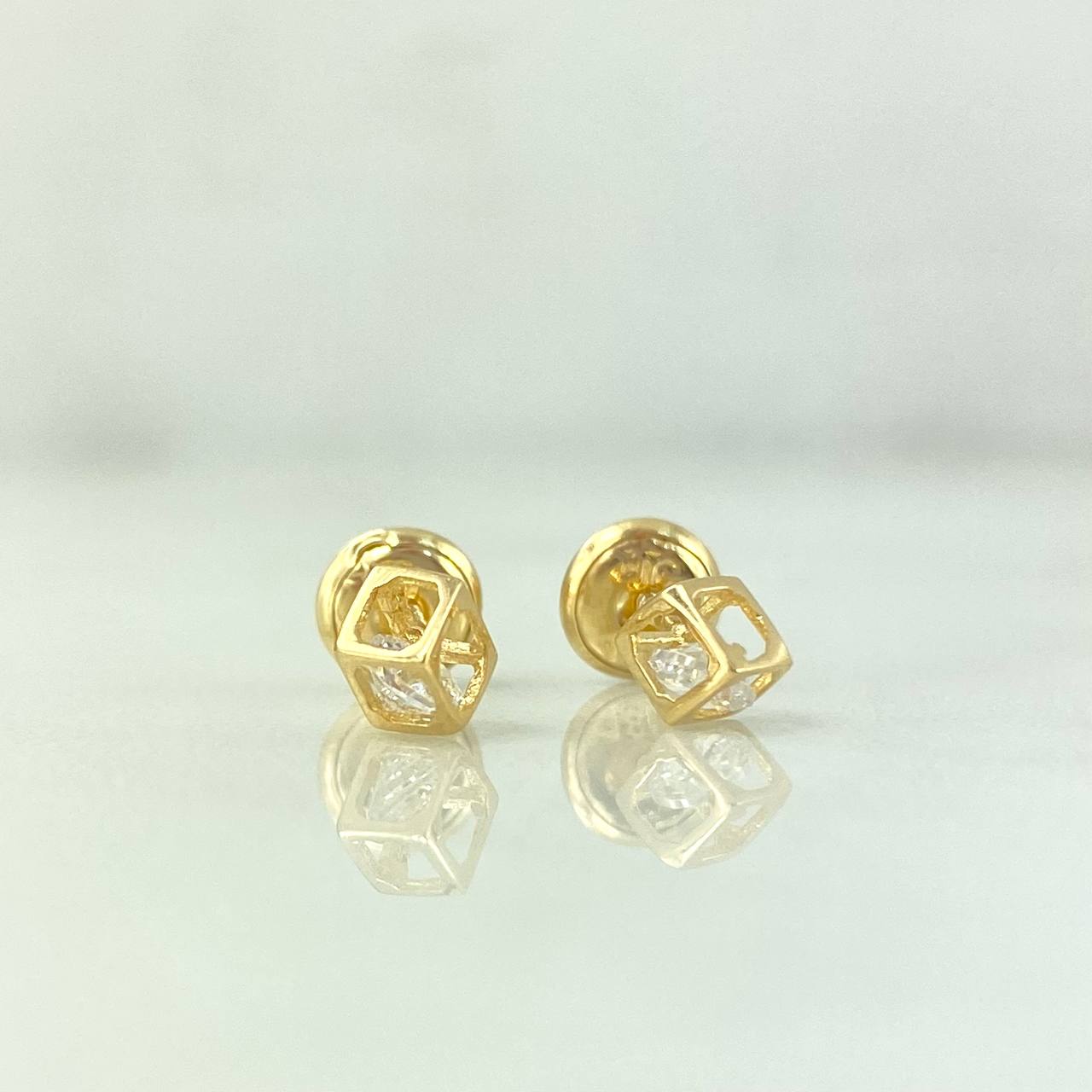 Topos Cubo 0.75gr / Circones Blancos Oro Amarillo ©