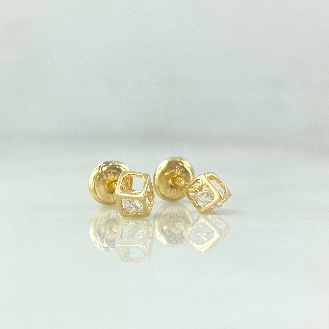 Topos Cubo 0.75gr / Circones Blancos Oro Amarillo ©