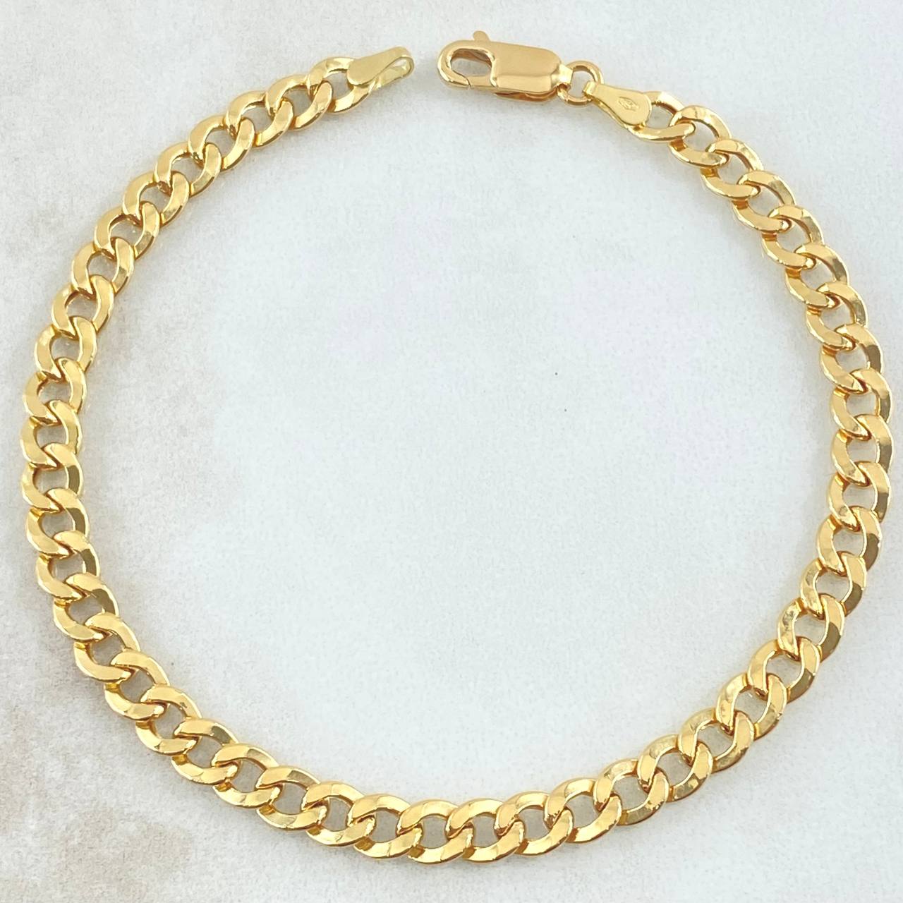 Pulso Cubano 4.3gr / 20cm / +0 Oro 18K ©