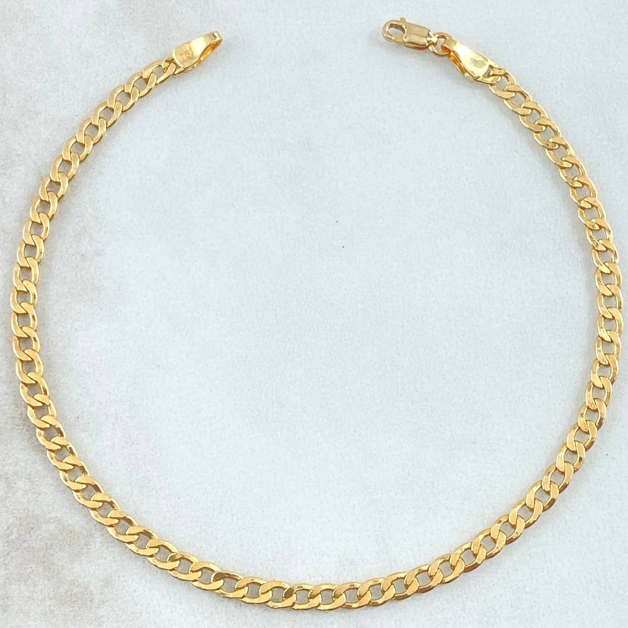 Cuban Links Bracelet 2.3gr / 6.9in / +1 18K Gold ©