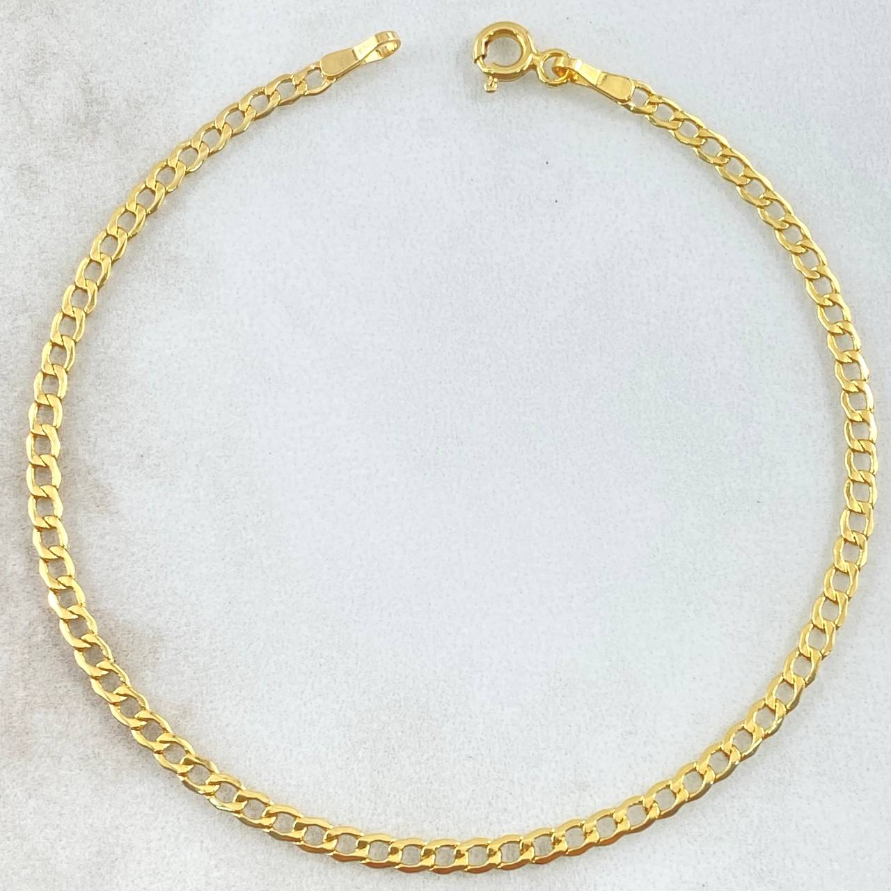 Cuban Links Bracelet 2.4gr / 7.5in / +1 18K Gold ©