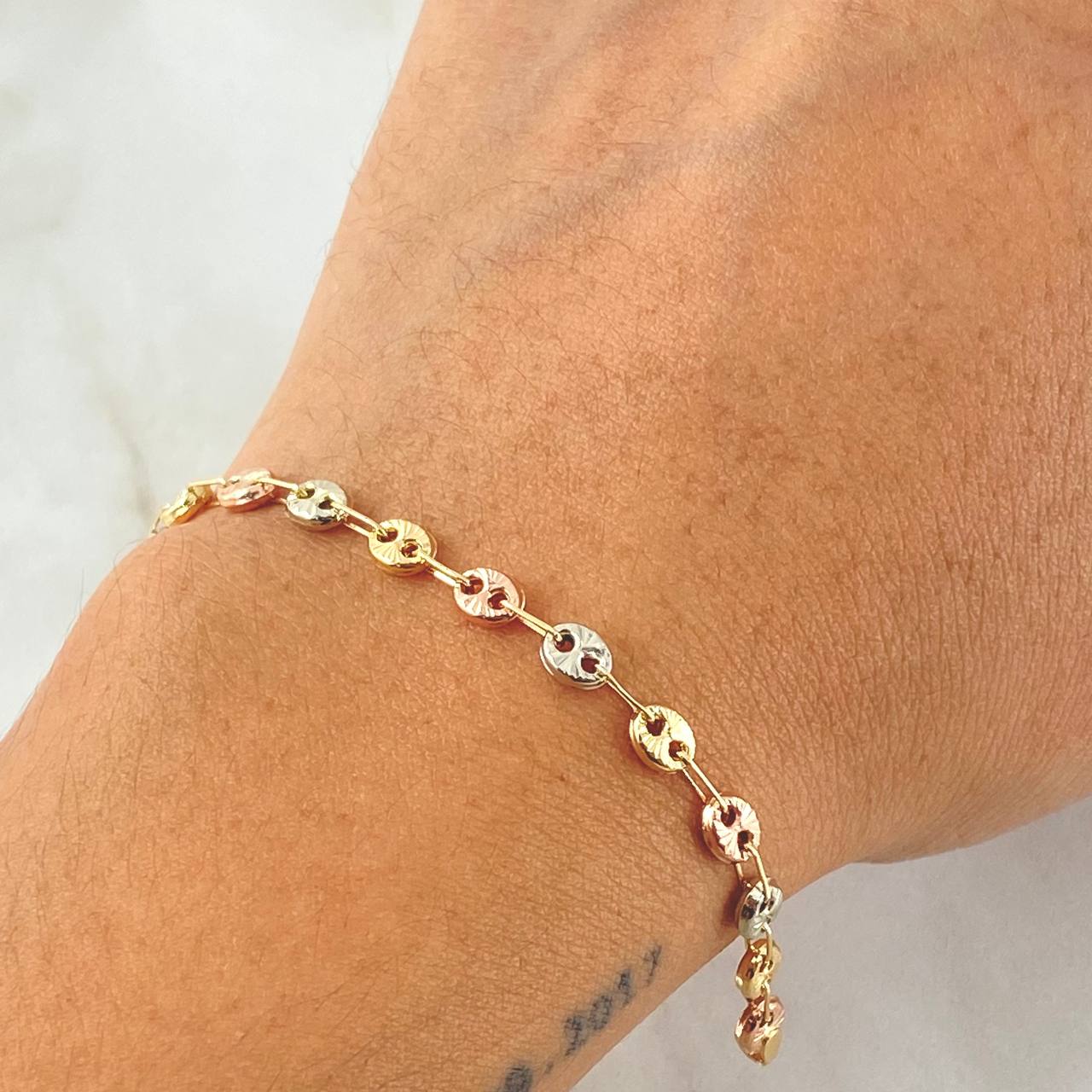 Bracelet GC 4.05gr / 7.9in / 18K Gold ©