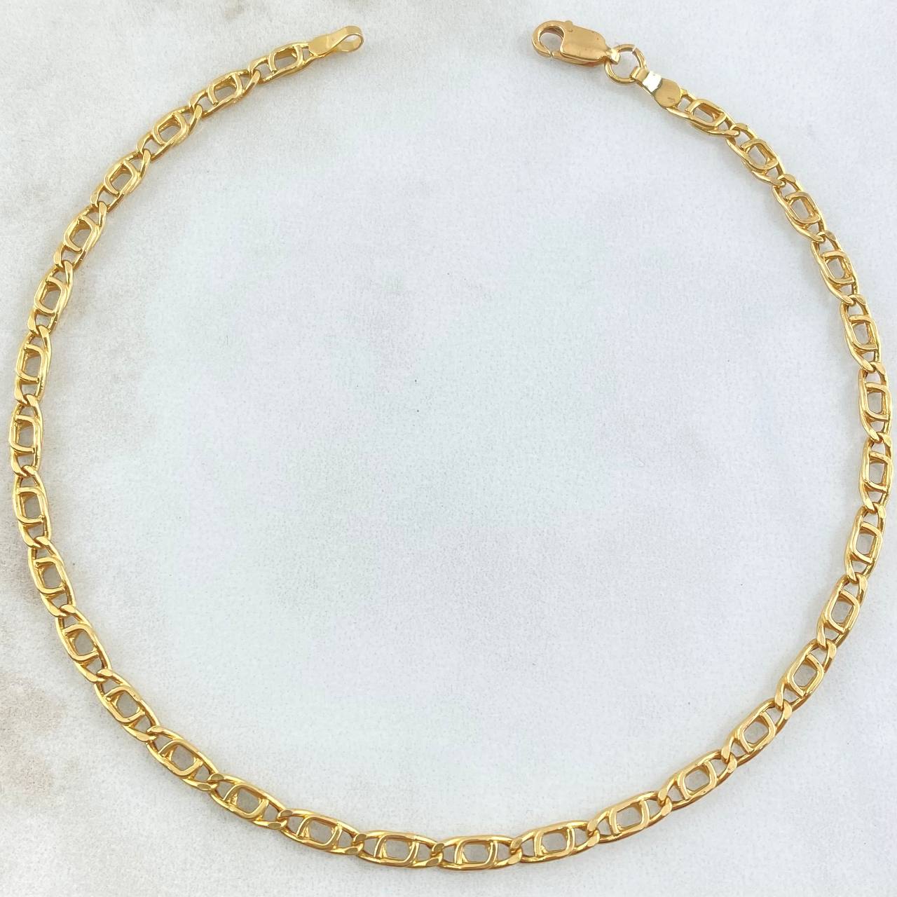 Garibaldi Anklet 3.55gr / 25.5cm (10.0in) / +3 18K Gold ©
