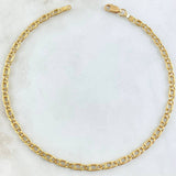 Garibaldi Anklet 3.55gr / 25.5cm (10.0in) / +3 18K Gold ©