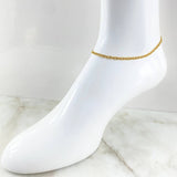 Garibaldi Anklet 3.55gr / 25.5cm (10.0in) / +3 18K Gold ©