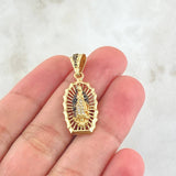 Dije Virgen Guadalupe Filigrana 3.05gr / 3cm / Oro 18K ©