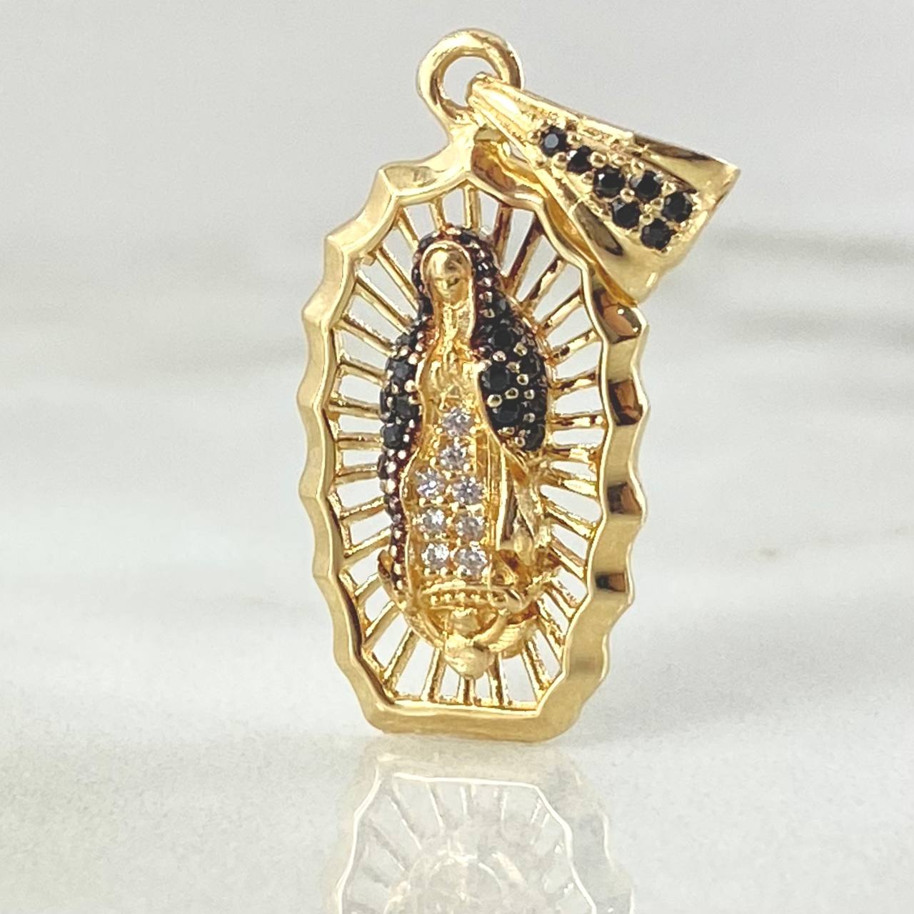 Dije Virgen Guadalupe Filigrana 3.05gr / 3cm / Oro 18K ©