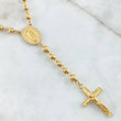 Virgin Guadalupe Rosary Cross 25.8gr / 65cm / 18K Gold ©