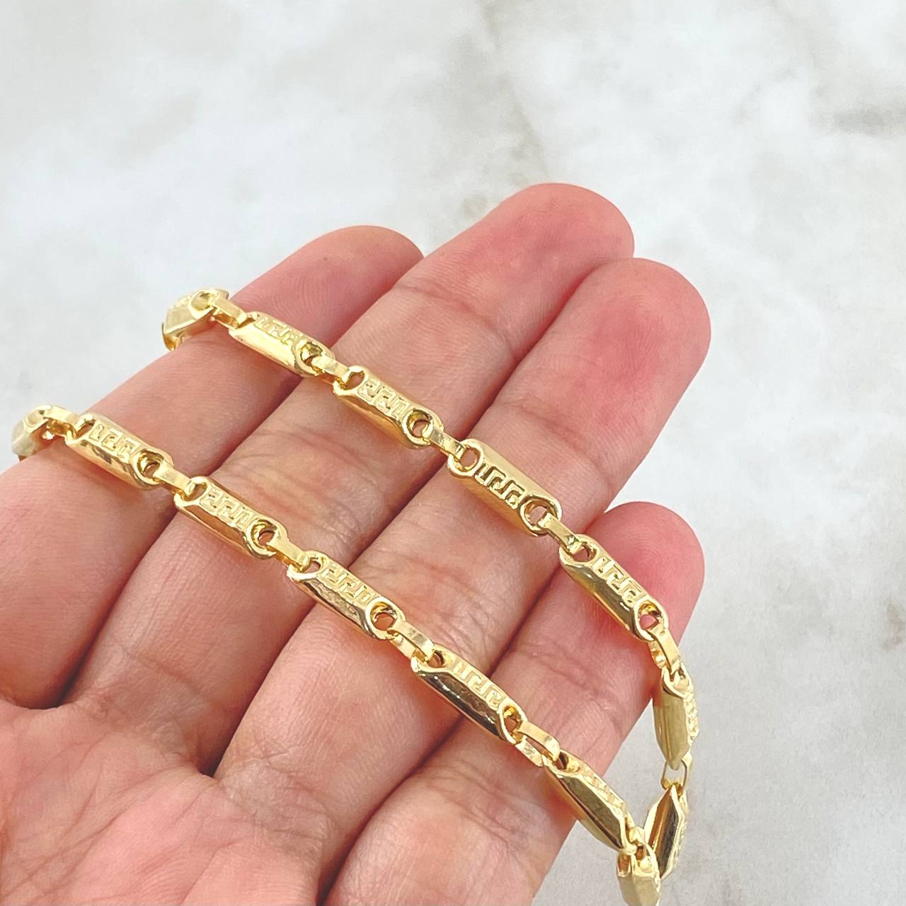 Rustic Tribal Chain 20gr / 65cm / 18K Gold ©