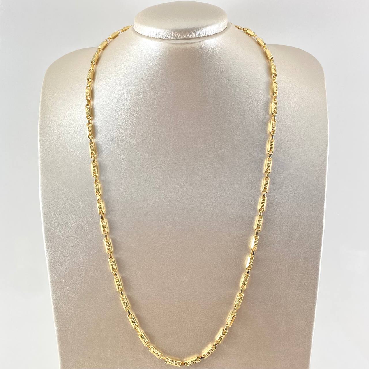 Rustic Tribal Chain 20gr / 65cm / 18K Gold ©
