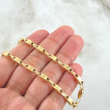 Rustic Chain Polished 12.75gr / 25.6in / 18K Gold ©