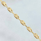 Rustic Screw Chain 7.15gr / 50cm / 18K Gold ©