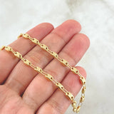 Rustic Screw Chain 7.15gr / 50cm / 18K Gold ©