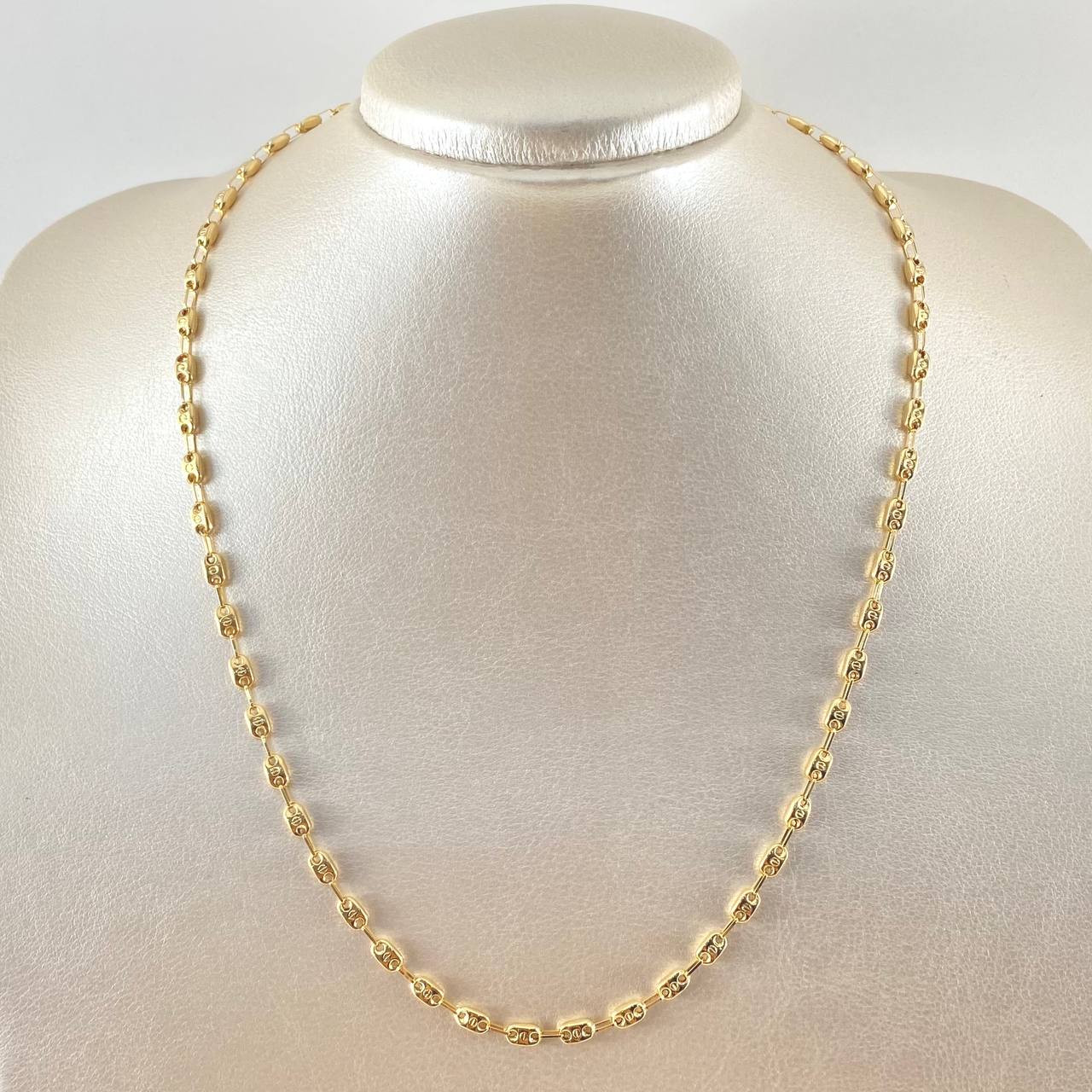 Rustic Screw Chain 7.2gr / 50cm / 18K Gold ©