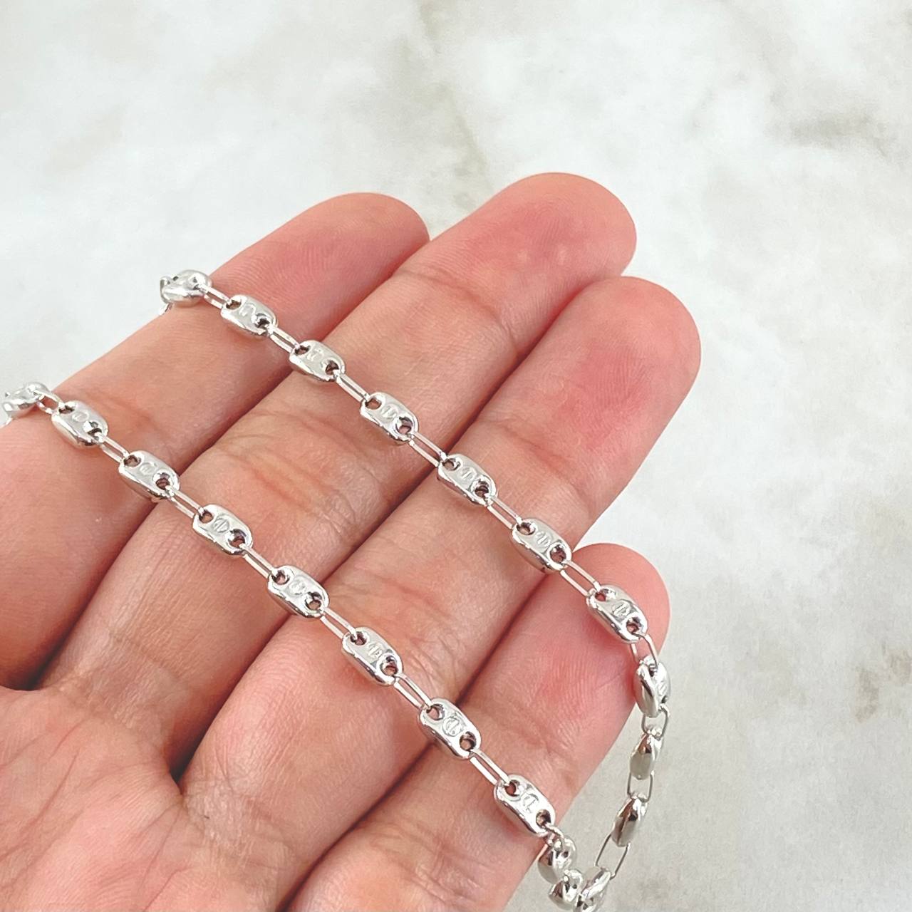 Rustic Screw Chain 7.2gr / 50cm / 18K Gold ©