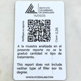 Lateral Stars Ring Emeralds 48pts Diamonds 20pts 2.75gr / Size 7 3/4 / 18K Gold ©