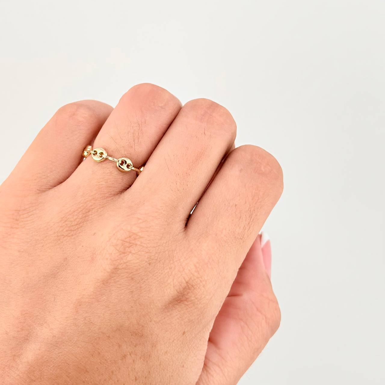 Anillo GC 0.85g / T8 Oro Amarillo 18K