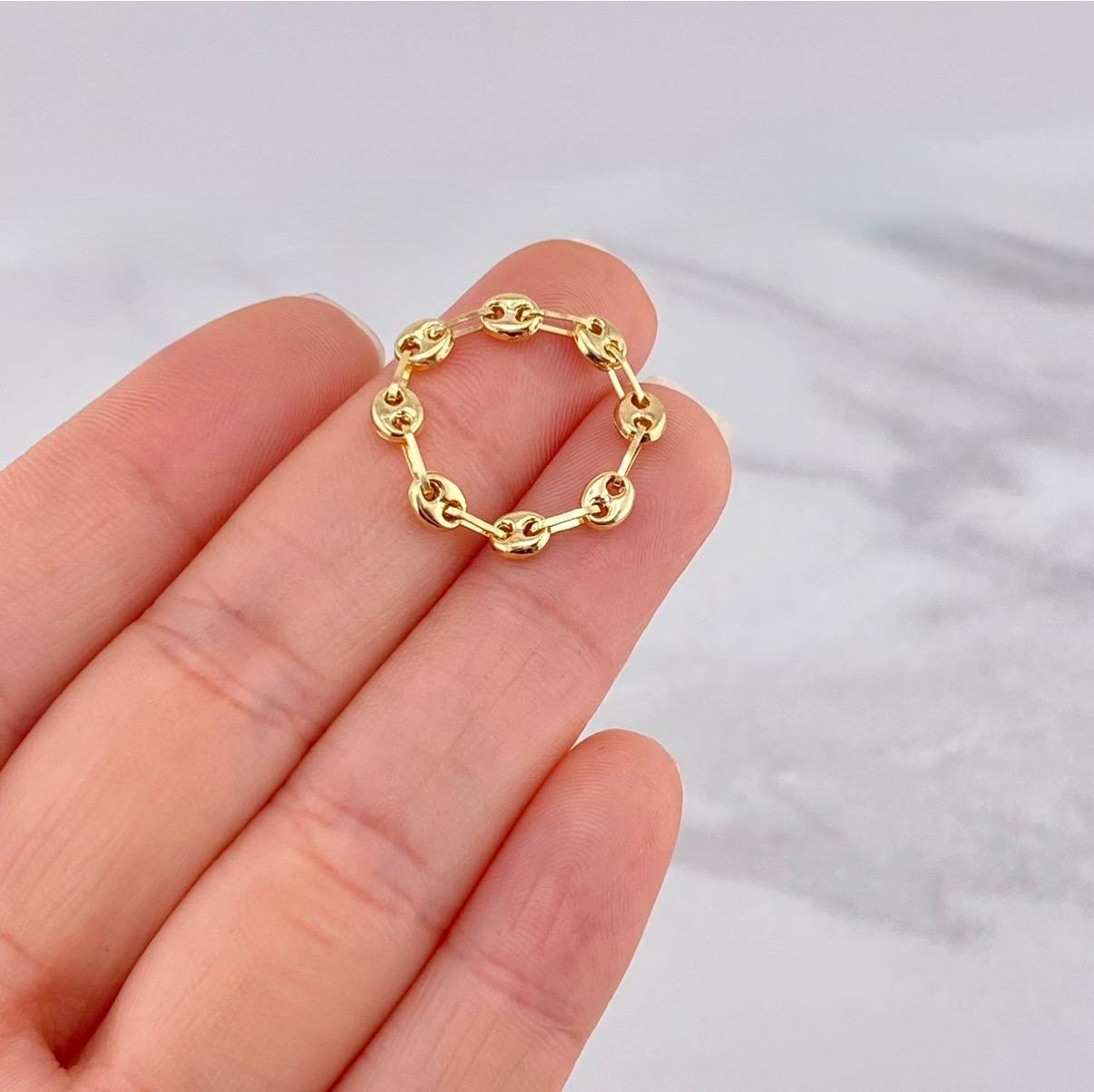 Ring GC 0.85g / T8 1/4 Yellow Gold 18K