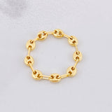 Anillo GC 0.9g / T11 1/4 Oro Amarillo 18K