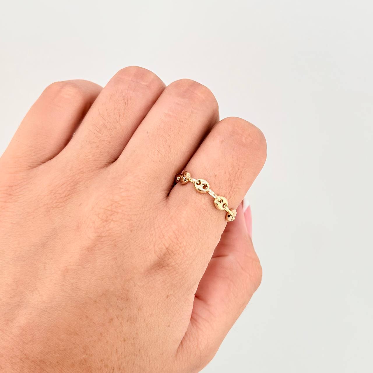 Anillo GC 0.9g / T11 1/4 Oro Amarillo 18K