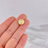 Charm Crown Textured 0.25g / 1/4 in 18K Yellow Gold
