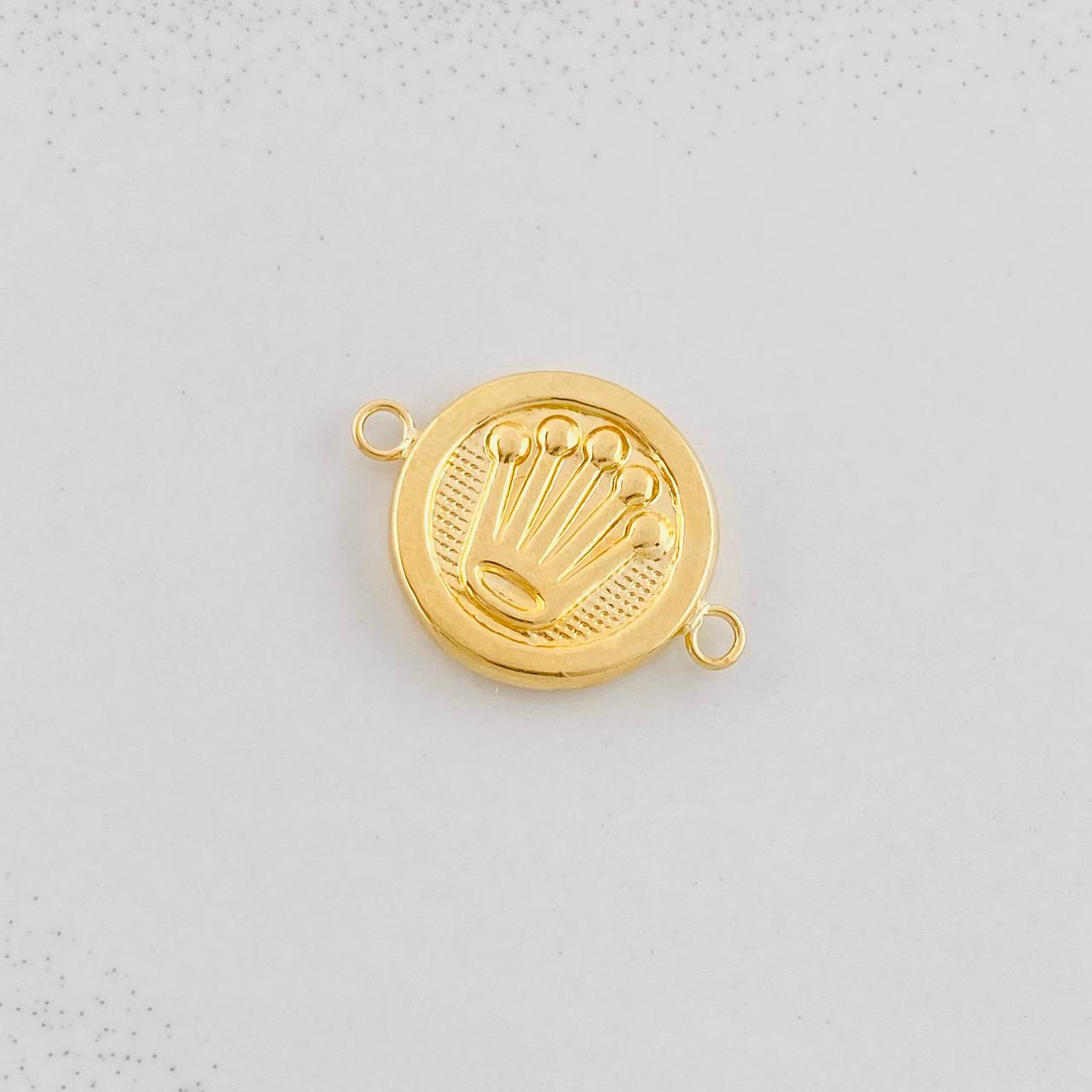 Herraje Corona 0.5g / 3/4 in Oro Amarillo 18K