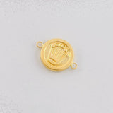Herraje Corona 0.5g / 3/4 in Oro Amarillo 18K