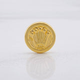 Herraje Corona 0.45g / 1/2 in Oro Amarillo 18K