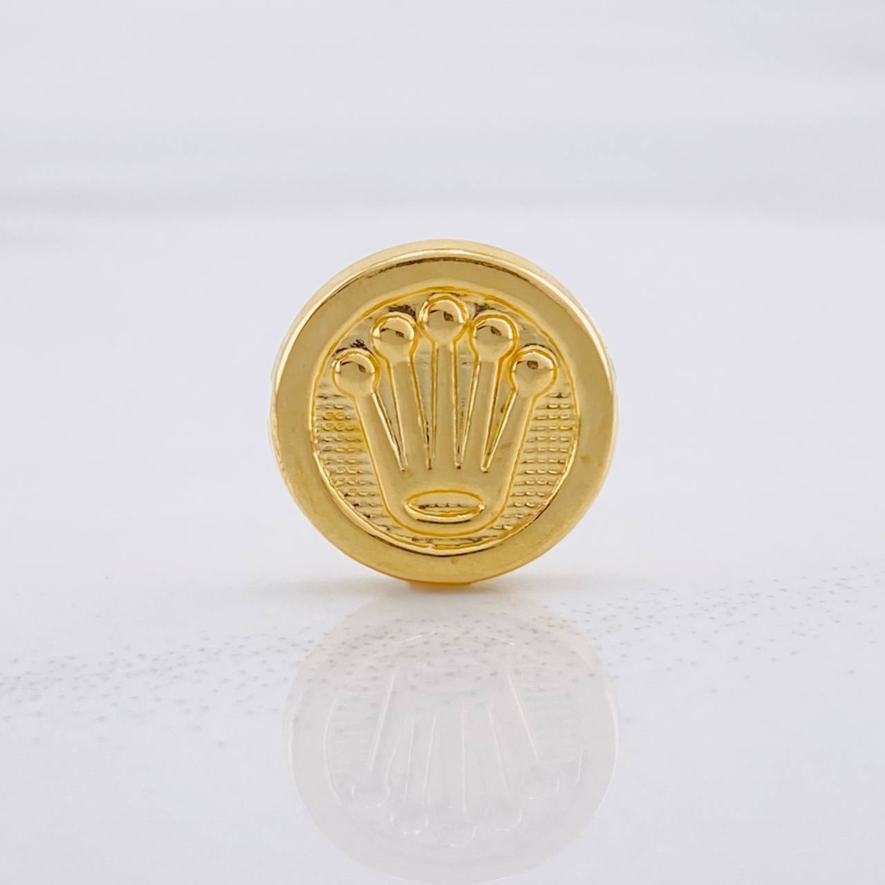 Herraje Corona 0.5g / 1/2 in Oro Amarillo 18K
