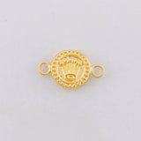 Herraje Corona 0.35g / 1/2 in Oro Amarillo 18K