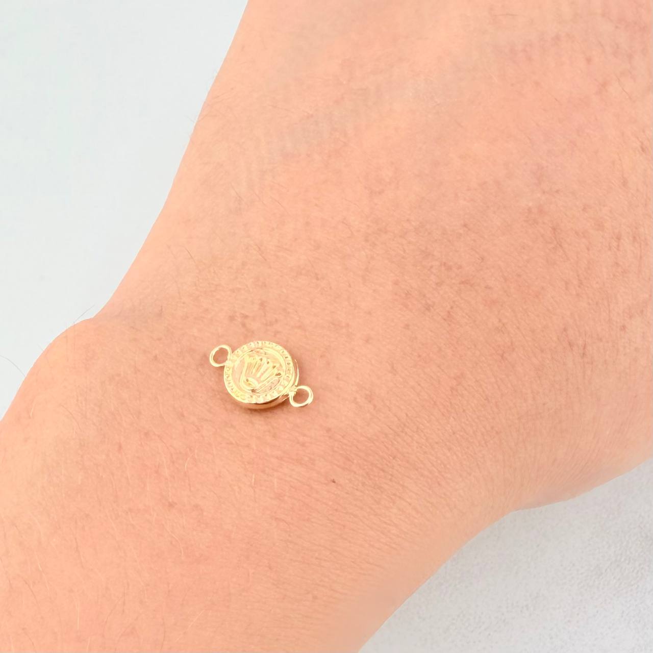 Herraje Corona 0.3g / 1/2 in Oro Amarillo 18K