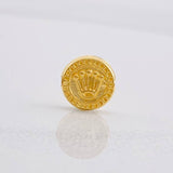 Charm Corona 0.25g / 1/4 in Yellow Gold 18K