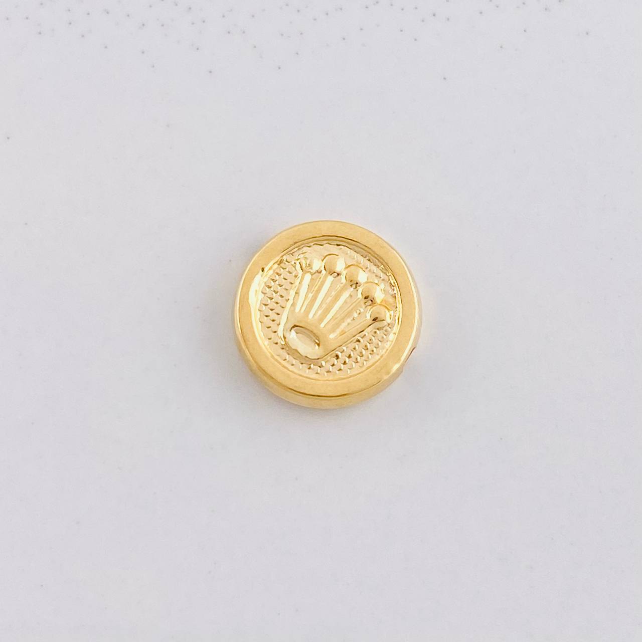 Herraje Corona Texturizado 0.25g / 1/4 in Oro Amarillo 18K