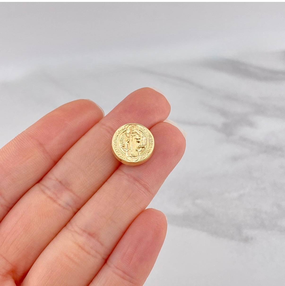Herraje San Benito 0.75g / 1/2 in Oro Amarillo 18K