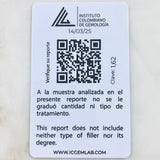 Dense Emerald Rectangle Pendant 1.62 Qts Diamonds 16pts 2.05gr / 1/2 in / 18K Gold