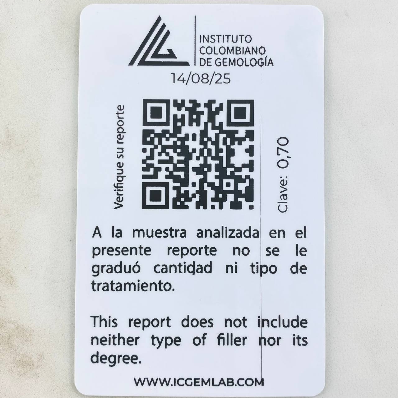 Emerald Cube Pendant 70pts 0.65gr / 1/4 in / 18K Gold