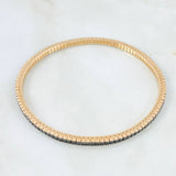 Pulso Tennis Articulado Diamantes 3 Qts 11.25gr / 8 3/4 in / Oro Rosa 18K ©