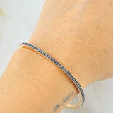 Pulso Tennis Articulado Diamantes 3 Qts 11.25gr / 8 3/4 in / Oro Rosa 18K ©