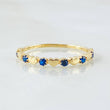 Anillo Corazones Intercalados 1.15gr / T6 3/4 / Oro Amarillo 18K ©