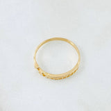 Peace Ring 1.4gr / Size 6 1/2 / 18K Gold ©