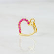 Dije Silueta Corazón 0.35gr / 1/2 in / Oro Amarillo 18K